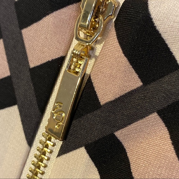 ELIZA J  | HOT PINK CHEVRON SHIFT DRESS  SZ 8 - Picture 6 of 14